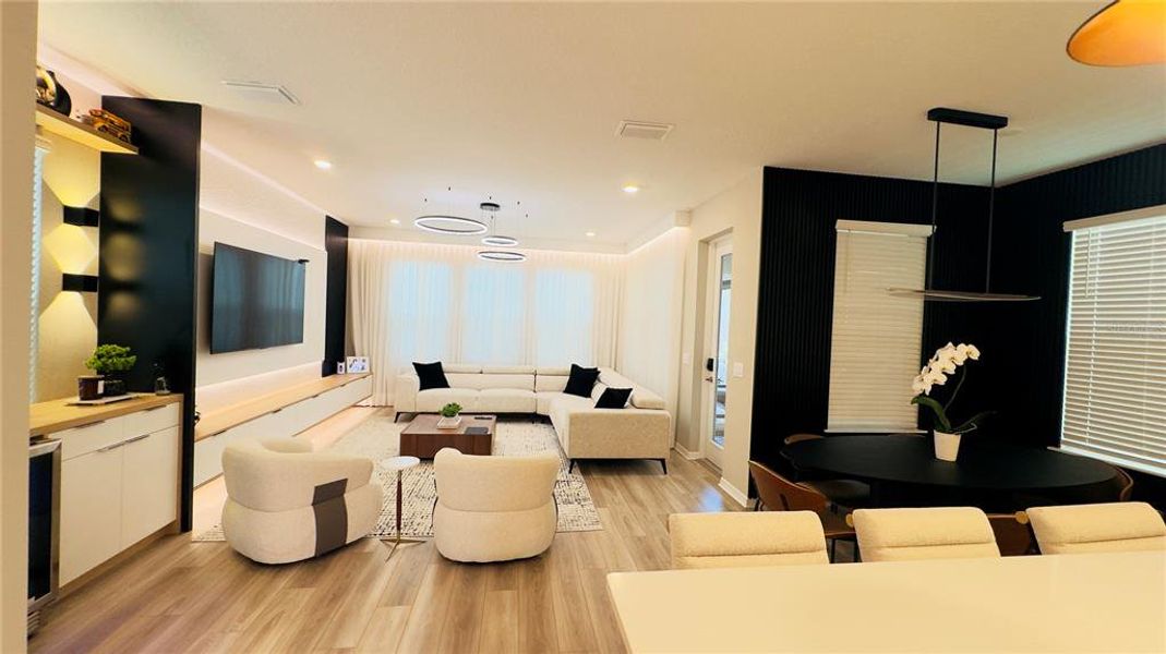 Furnished interior view inside a new home in Harvest at Ovation, Winter Garden (Image 6).