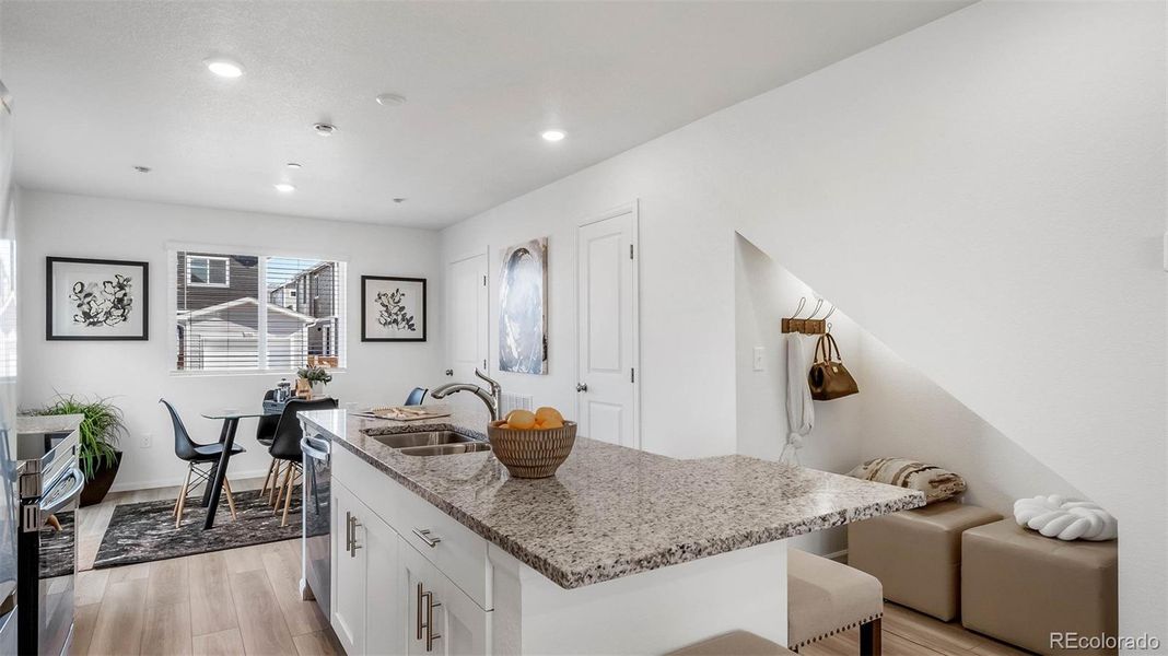 Furnished interior view inside a new home in , Commerce City (Image 13).