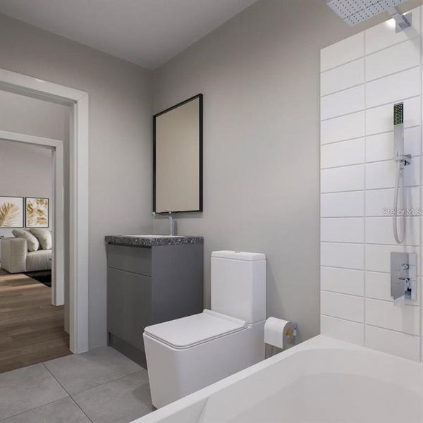 Furnished interior view inside a new home in , Palatka (Image 12).