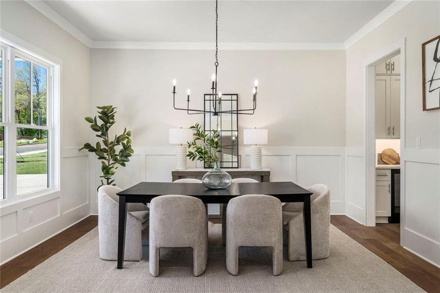 Furnished interior view inside a new home in , Decatur (Image 51).