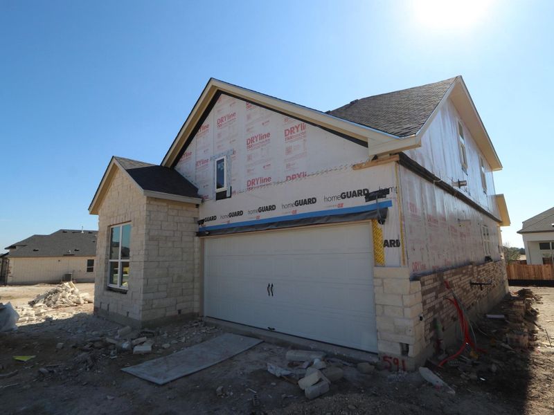 In-progress construction of a new home in Heritage, Dripping Springs, TX (Image 5).