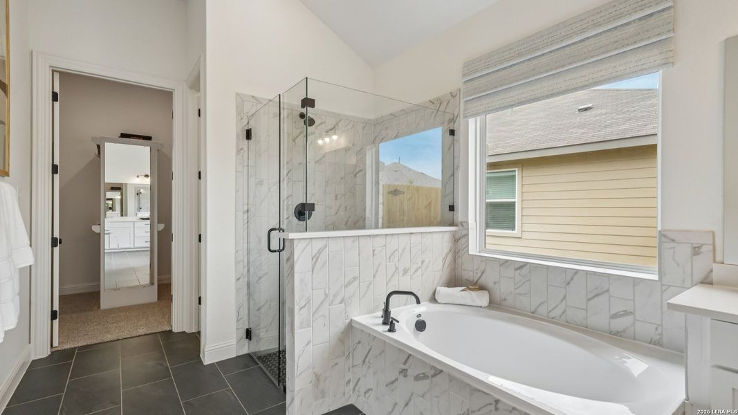 Furnished interior view inside a new home in Meyer Ranch – Premier, New Braunfels (Image 8). Furnished interior view inside a new home in Meyer Ranch – Premier, New Braunfels (Image 8).