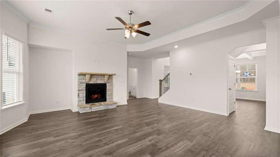 Spacious, unfurnished interior of a new home in The Gates at Pates Creek, Hampton (Image 34).