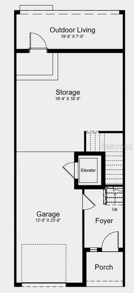 2D floor plan layout of this home in Seahaven, Punta Gorda, FL (Image 6).