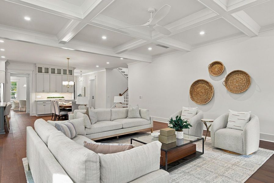 Furnished interior view inside a new home in , Mount Pleasant (Image 14).
