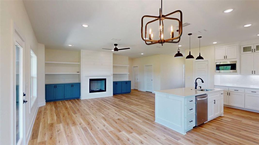 Furnished interior view inside a new home in , Bullard (Image 27).