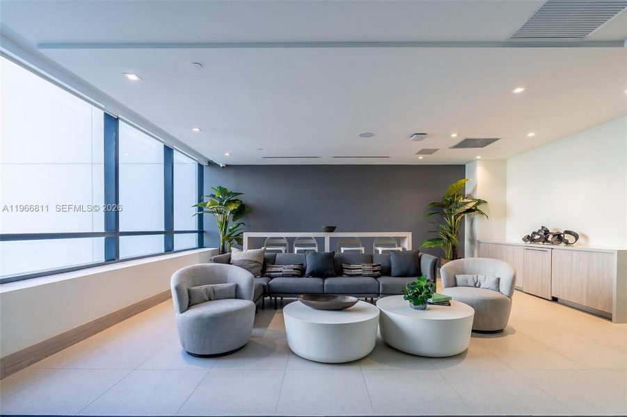 Furnished interior view inside a new home in , Miami (Image 46).