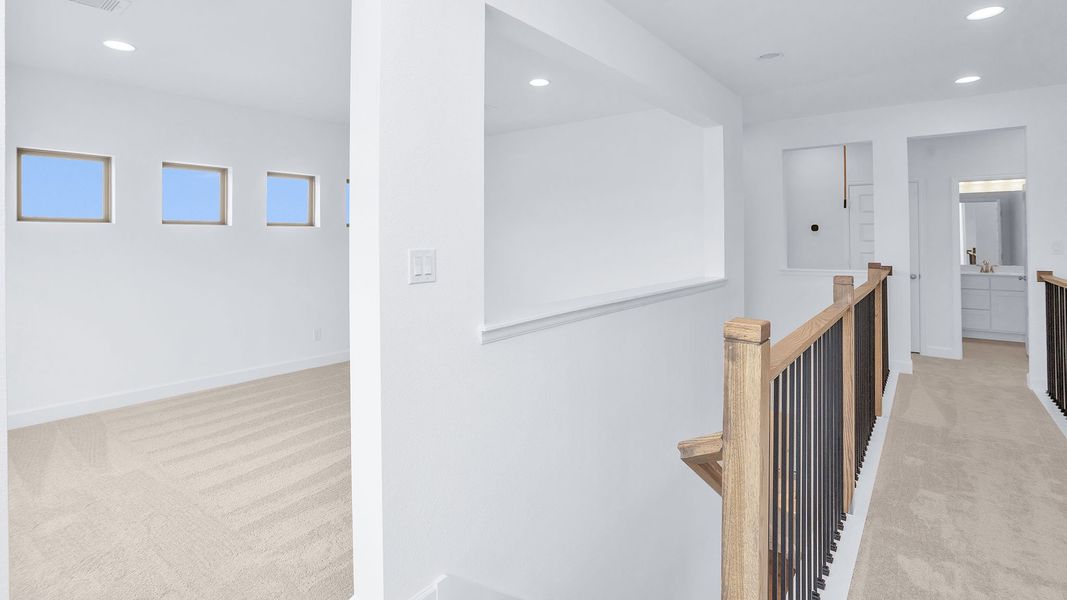 Spacious, unfurnished interior of a new home in Elyson, Katy (Image 13).