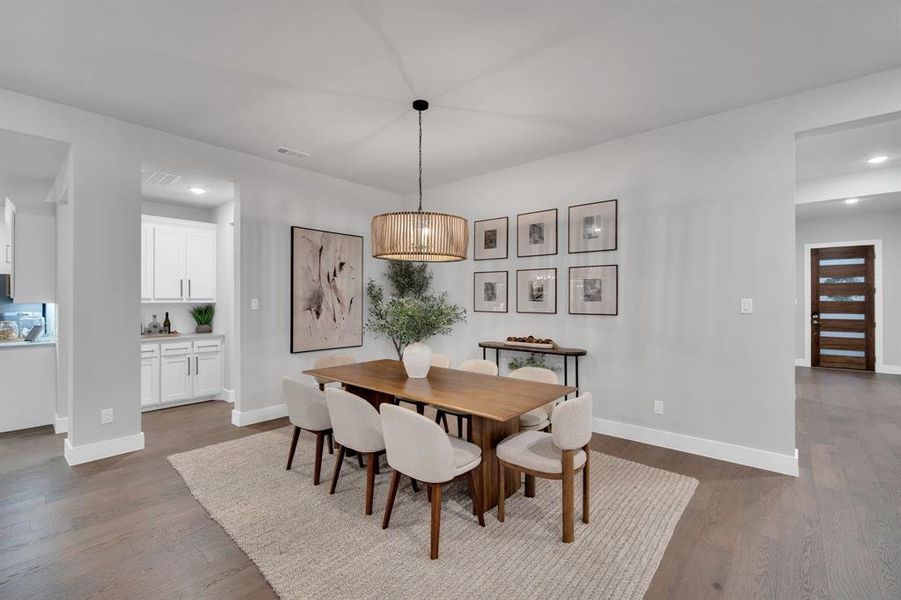 Furnished interior view inside a new home in Sweetgrass, Haslet (Image 17).
