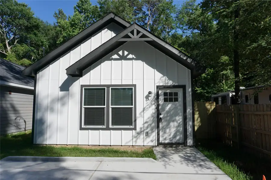 Exterior details and patio area of a home in , Willis (Image 1). Exterior details and patio area of a home in , Willis (Image 1).