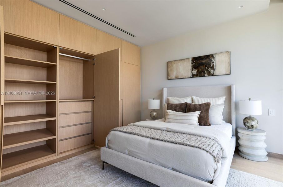 Furnished interior view inside a new home in , Miami Beach (Image 40).