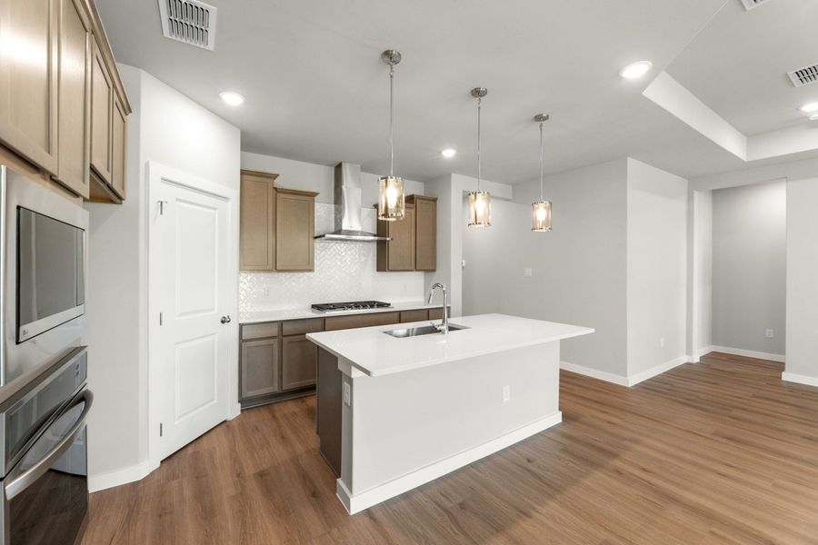 Furnished interior view inside a new home in Hickory Ridge, Elmendorf (Image 17).