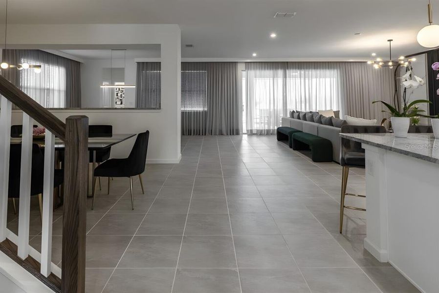 Furnished interior view inside a new home in , Davenport (Image 22).