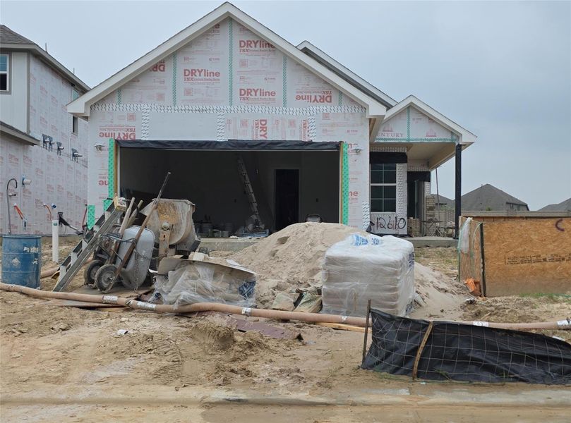 In-progress construction of a new home in Creekland Village at Bridgeland, Cypress, TX (Image 21). In-progress construction of a new home in Creekland Village at Bridgeland, Cypress, TX (Image 21).