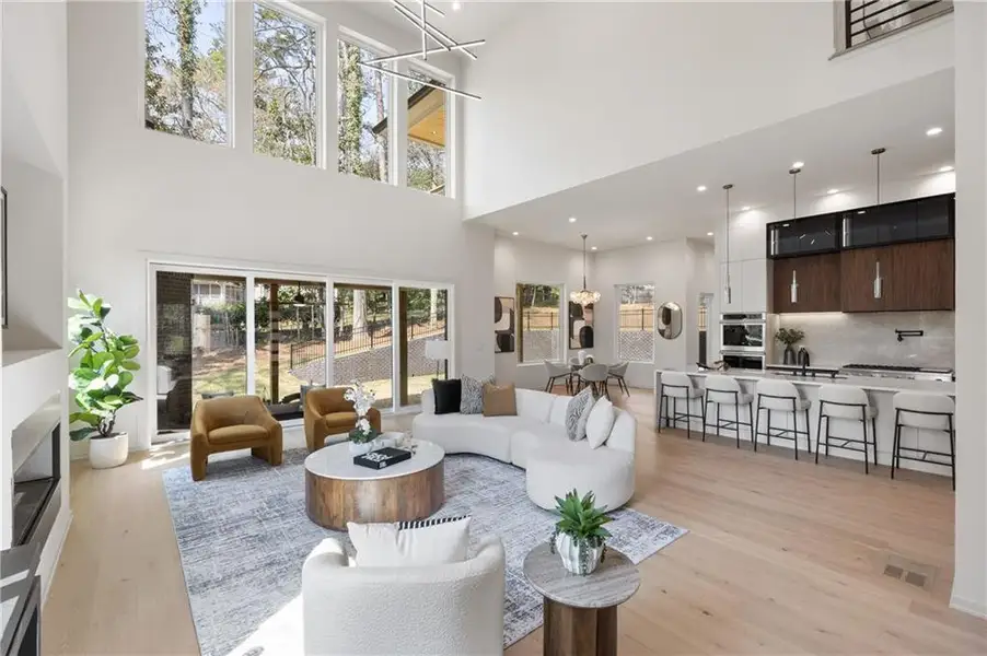 Furnished interior view inside a new home in , Sandy Springs (Image 21).
