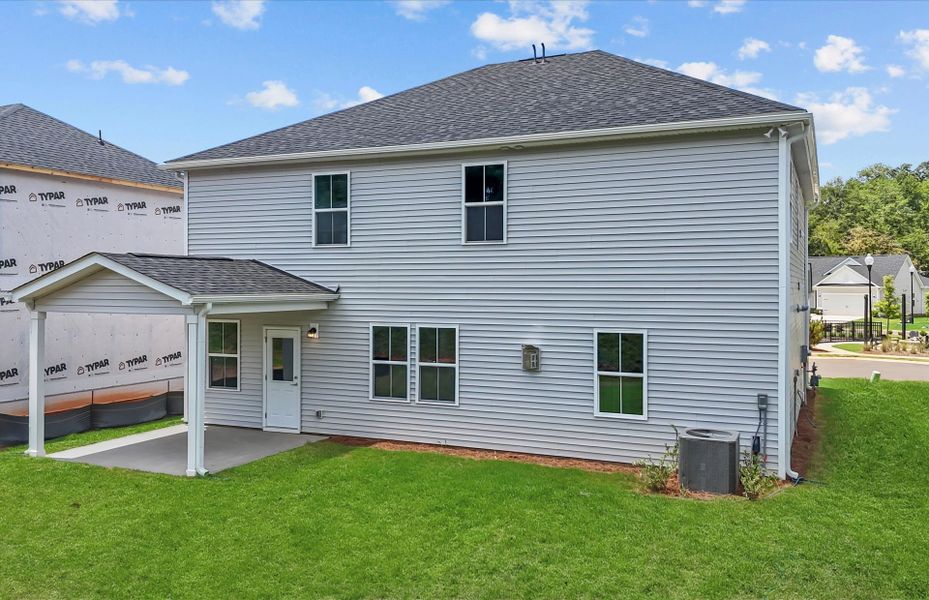 Exterior details and patio area of a home in Indigo Park, Easley (Image 15).