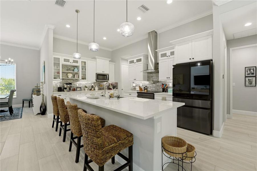 Furnished interior view inside a new home in , Rotonda West (Image 17).
