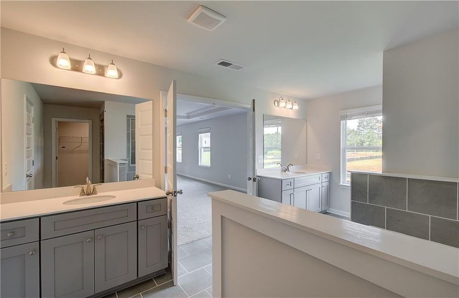 Furnished interior view inside a new home in Westwind Estates, Hampton (Image 11).