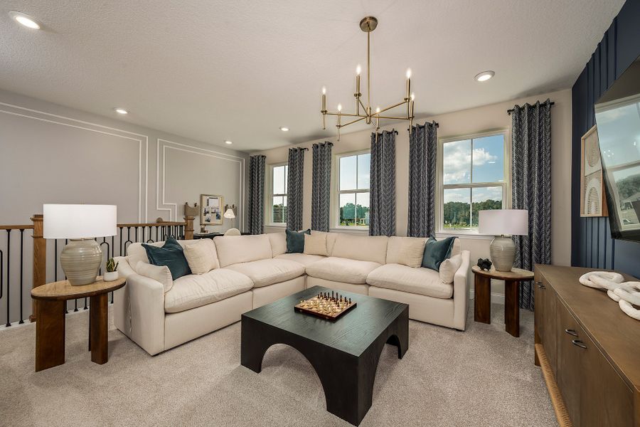 Representative furnished interior of a home built from the Newbury I by Beazer Homes in Estates at Lake Jesup, Sanford (Image 19).
