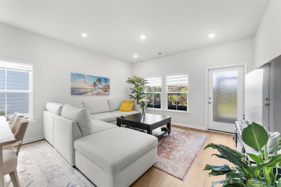 Furnished interior view inside a new home in Horizons at Carnes Crossroads | 55+, Summerville (Image 10).