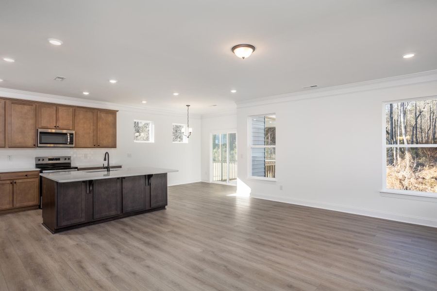 Furnished interior view inside a new home in Daniel Farms, Benson (Image 8). Furnished interior view inside a new home in Daniel Farms, Benson (Image 8).