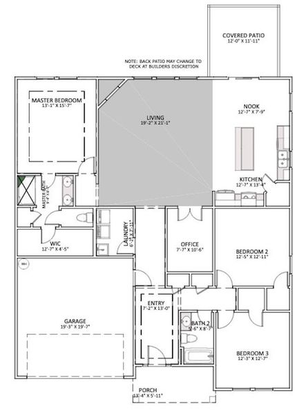2D floor plan layout of this home in New Prospect Haven, Inman, SC (Image 2). 2D floor plan layout of this home in New Prospect Haven, Inman, SC (Image 2).