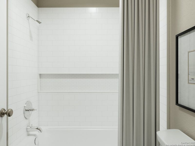 Close-up of interior finishes inside a home in Katzer Ranch, Converse (Image 19).