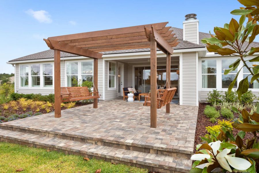 The Palmetto Outdoor Living Area