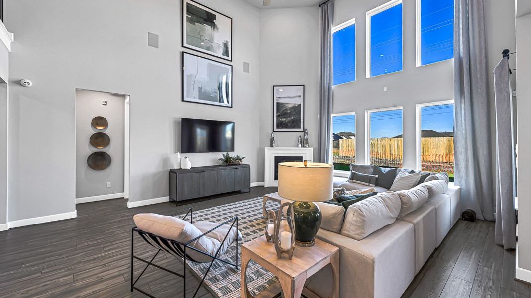 Furnished interior view inside a new home in Avalon at Cypress, Cypress (Image 12).