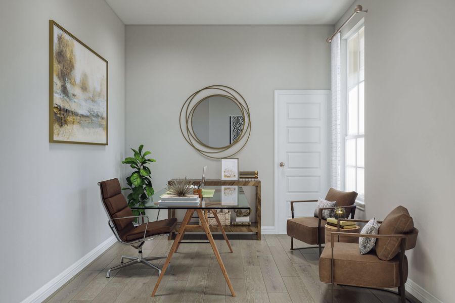 Furnished interior view inside a new home in Trillium, Richmond (Image 5).