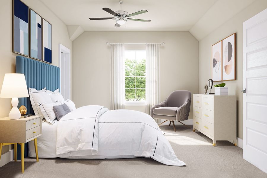 Furnished interior view inside a new home in Clopton Farms, Montgomery (Image 18).