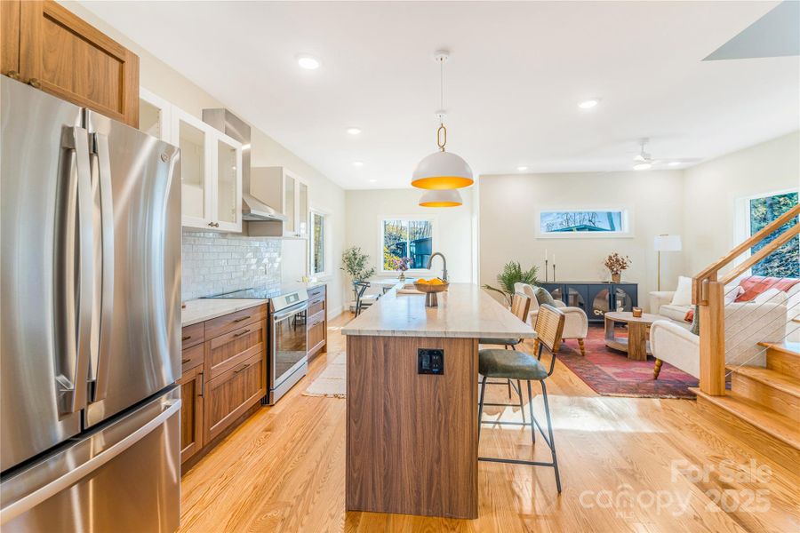 Furnished interior view inside a new home in , Asheville (Image 36).