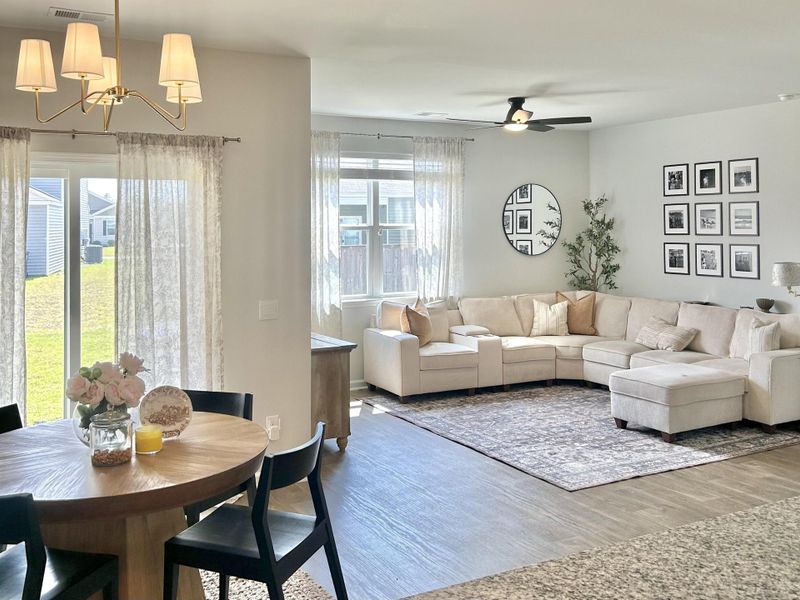 Furnished interior view inside a new home in , Moncks Corner (Image 8).