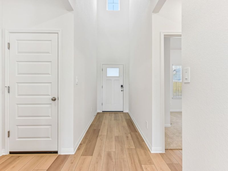 Spacious, unfurnished interior of a new home in Butler Farms - Boulevard Collection, Liberty Hill (Image 11). Spacious, unfurnished interior of a new home in Butler Farms - Boulevard Collection, Liberty Hill (Image 11).