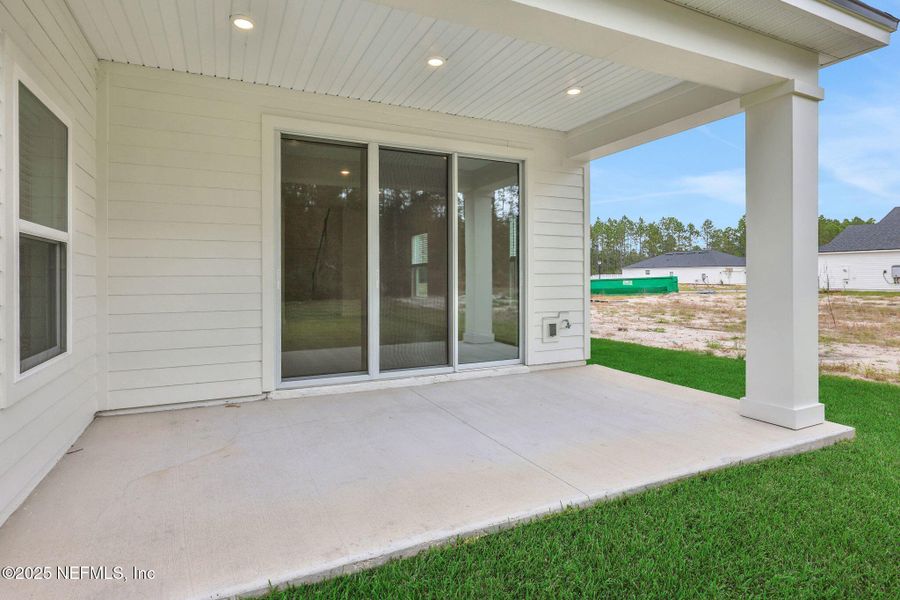 Exterior details and patio area of a home in Brook Forest - Single Family Homes, St. Augustine (Image 22). Exterior details and patio area of a home in Brook Forest - Single Family Homes, St. Augustine (Image 22).