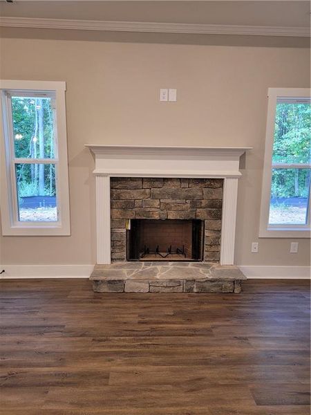 Furnished interior view inside a new home in , Dallas (Image 8). Furnished interior view inside a new home in , Dallas (Image 8).