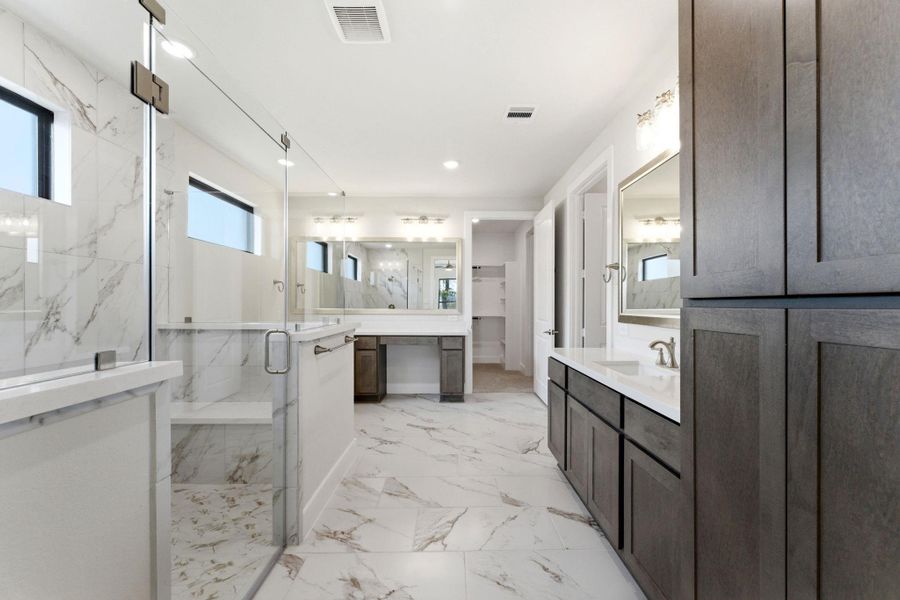 Furnished interior view inside a new home in The Highlands, Porter (Image 5).