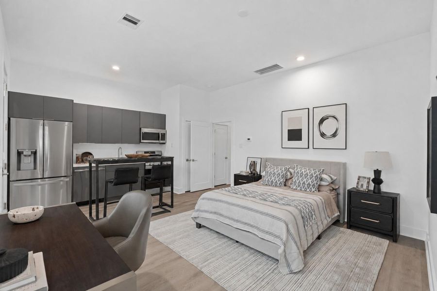 Furnished interior view inside a new home in , Houston (Image 31). Furnished interior view inside a new home in , Houston (Image 31).