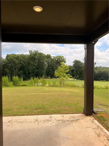 Exterior details and patio area of a home in Creekside, Dawsonville (Image 29).