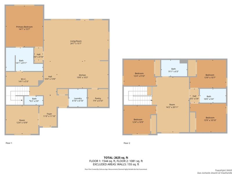 2D floor plan layout of this home in , Bulverde, TX (Image 5).