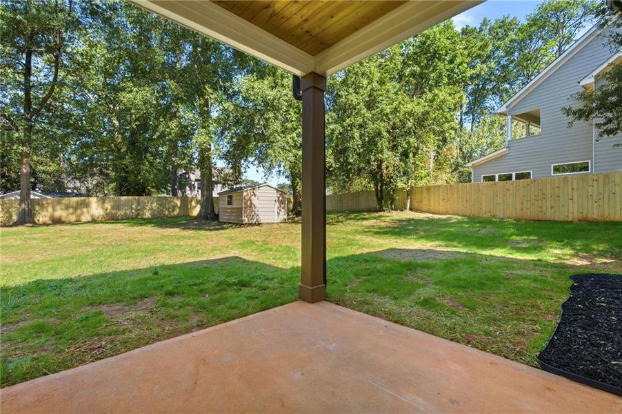 Exterior details and patio area of a home in , Decatur (Image 32).