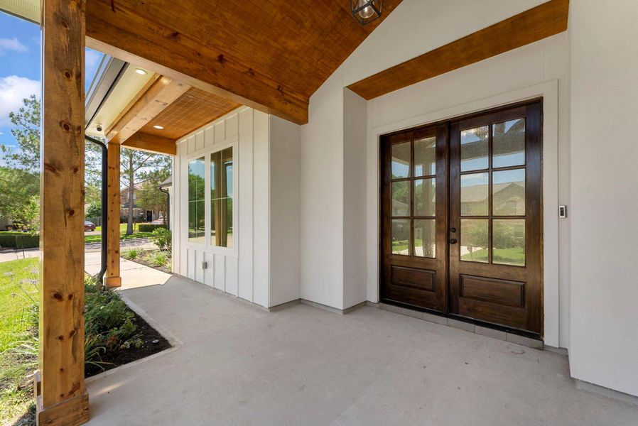 Exterior details and patio area of a home in , Montgomery (Image 27).