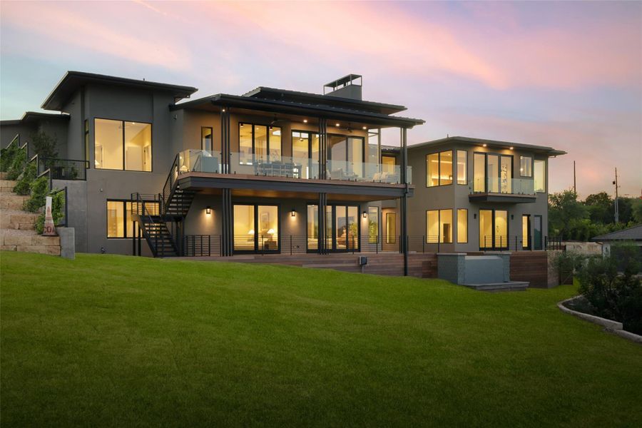 Front exterior of a new home in , Austin, TX, highlighting curb appeal (Image 22). Front exterior of a new home in , Austin, TX, highlighting curb appeal (Image 22).