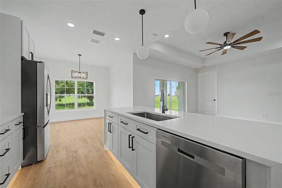 Furnished interior view inside a new home in , Sebring (Image 15).