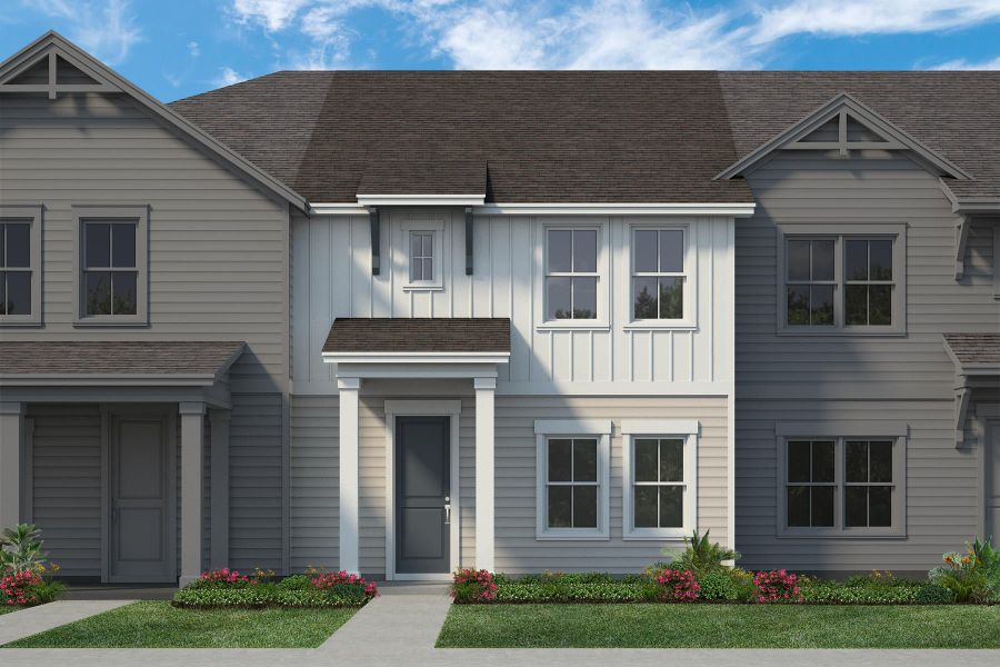 Representative exterior photo of a completed home built from the Avalon by Rockwell Homes in Whaley Grove, St. Cloud, FL (Image 2). Representative exterior photo of a completed home built from the Avalon by Rockwell Homes in Whaley Grove, St. Cloud, FL (Image 2).
