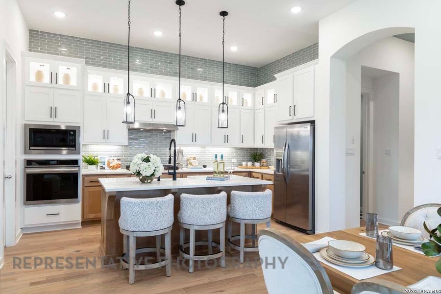Furnished interior view inside a new home in Davis Ranch, San Antonio (Image 5).