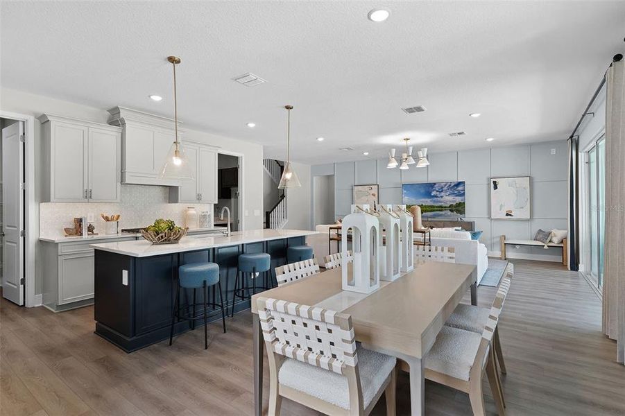 Furnished interior view inside a new home in Eden Crest, Apopka (Image 3).