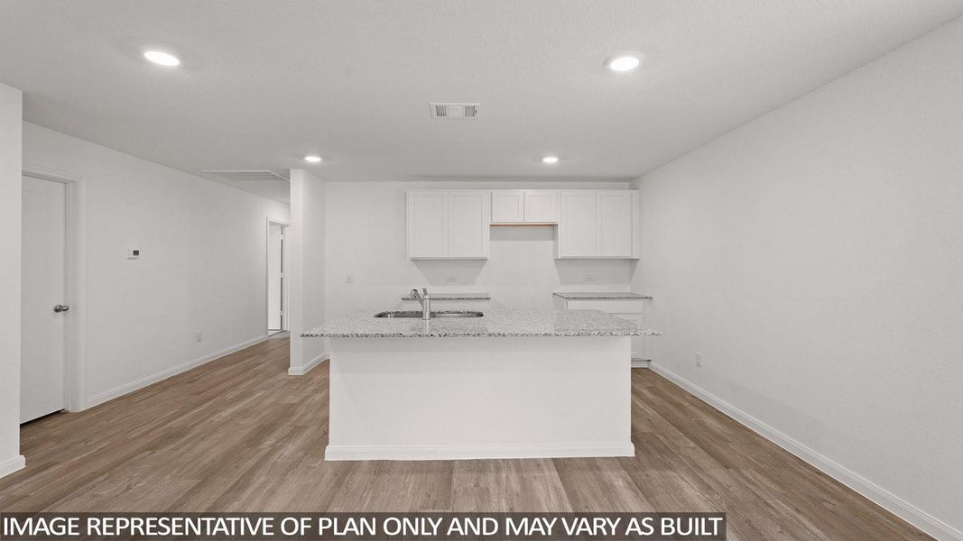 Furnished interior view inside a new home in McCrorey Trails, Conroe (Image 6).