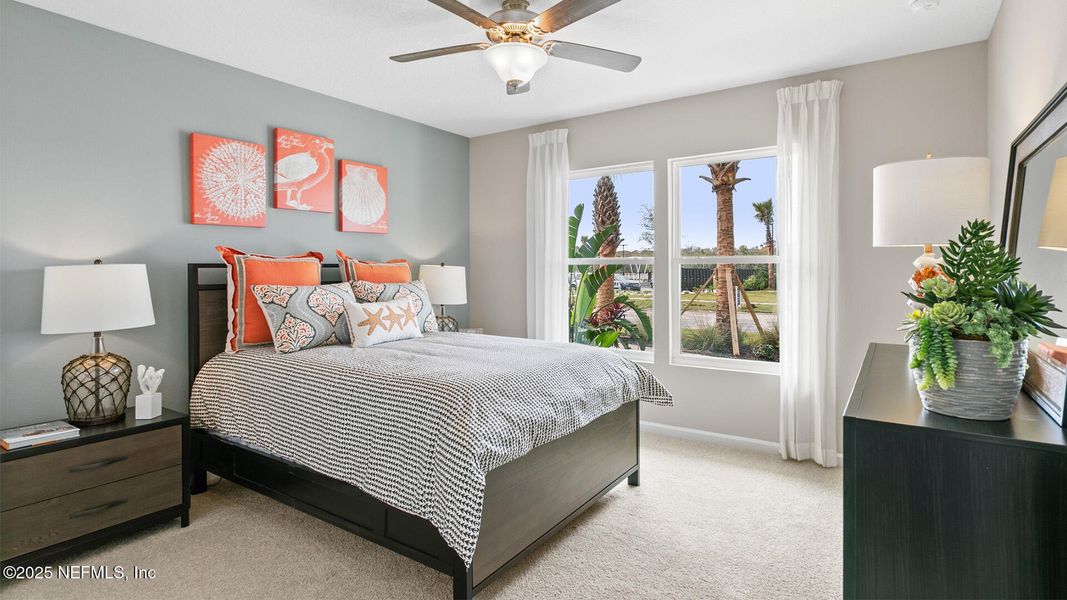 Furnished interior view inside a new home in Sawmill Branch, Palm Coast (Image 19).