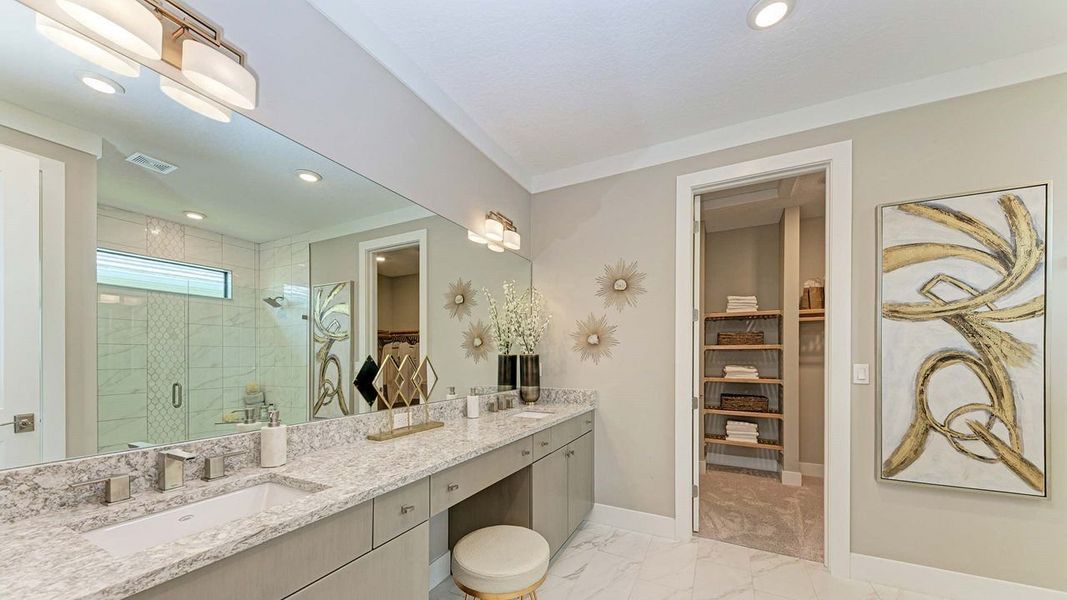 Representative furnished interior of a home built from the Summerland by Kolter Homes in Cresswind Lakewood Ranch, Lakewood Ranch (Image 30).